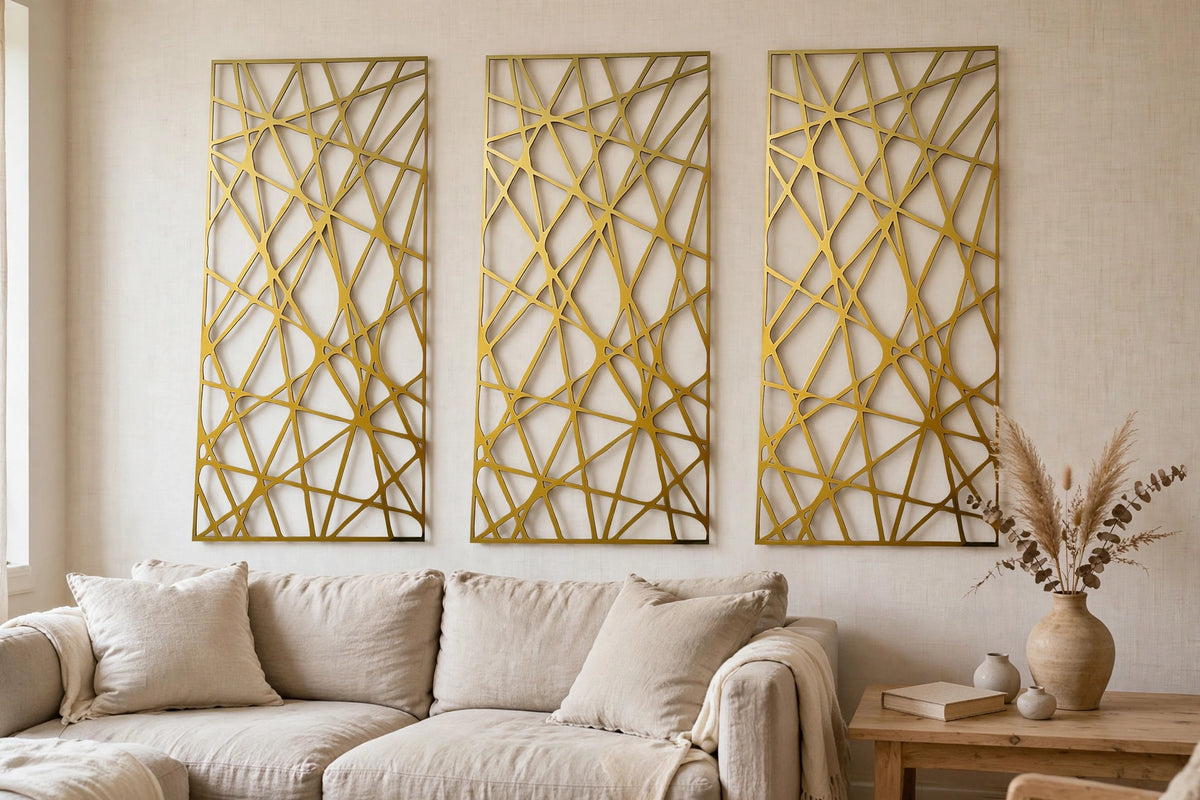 Coaline – Painel Decorativo Vazado em Aço Premium