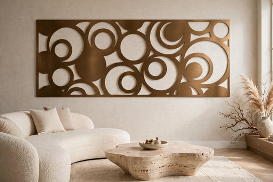 Borbulha – Painel Decorativo Vazado em Aço Premium
