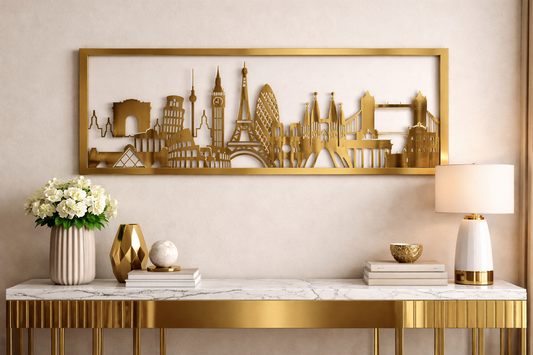Mundi – Painel Decorativo Vazado em Aço Premium