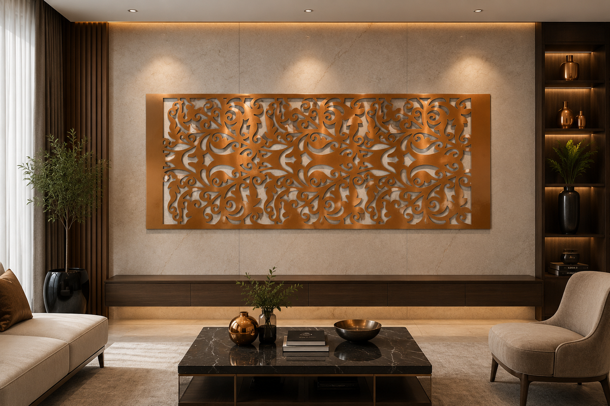 Versailles – Painel Decorativo Vazado em Aço Premium