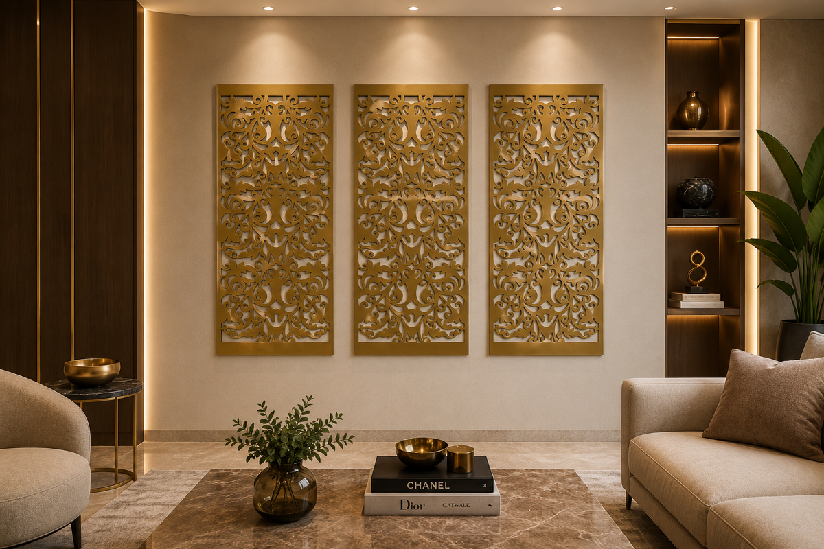 Versailles – Painel Decorativo Vazado em Aço Premium