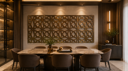 Trama – Painel Decorativo Vazado em Aço Premium