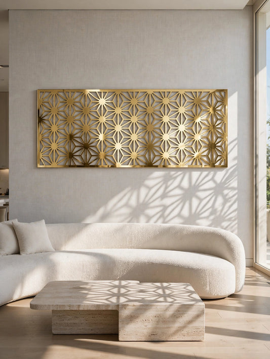 Zennith – Painel Decorativo Vazado em Aço Premium