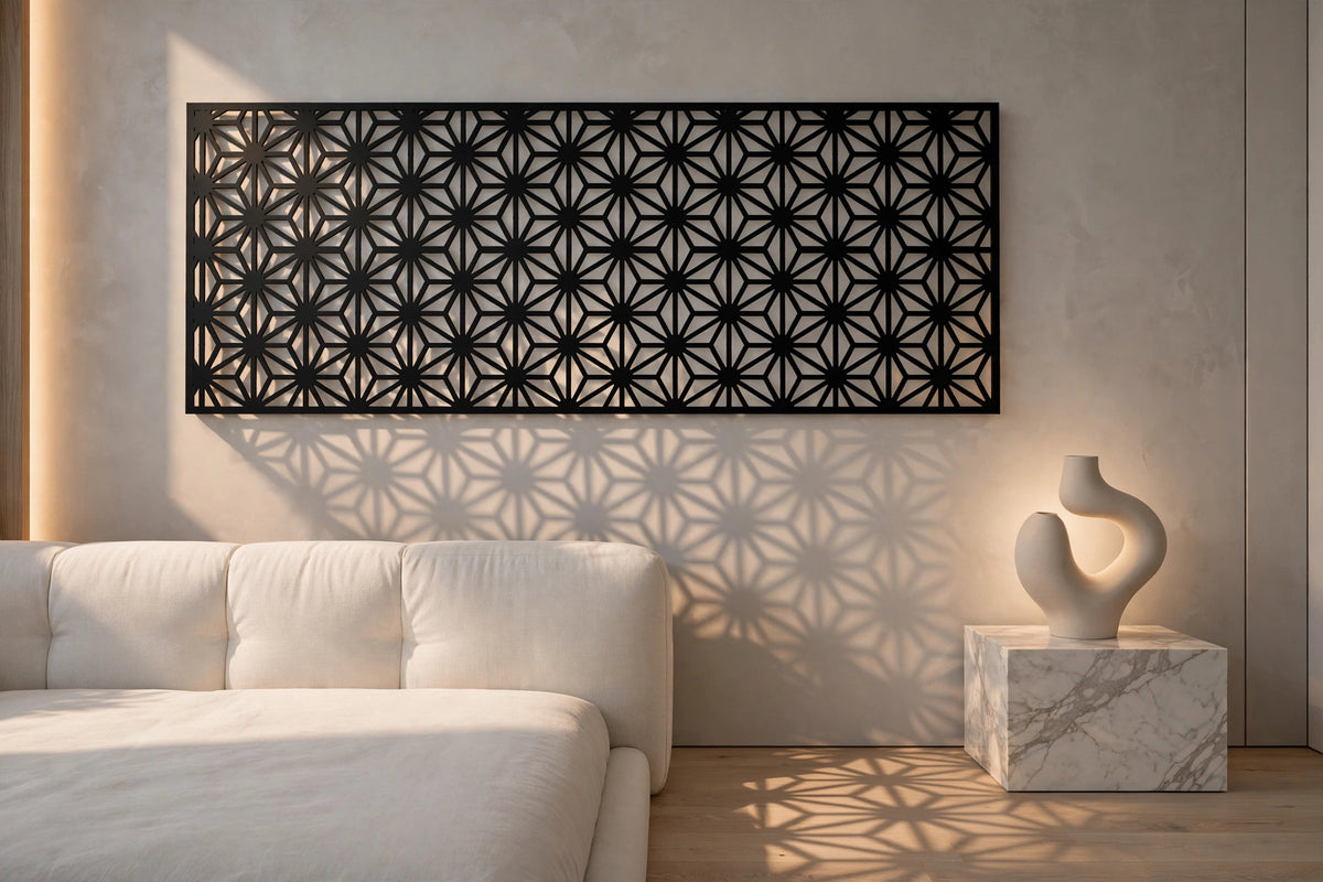 Zennith – Painel Decorativo Vazado em Aço Premium