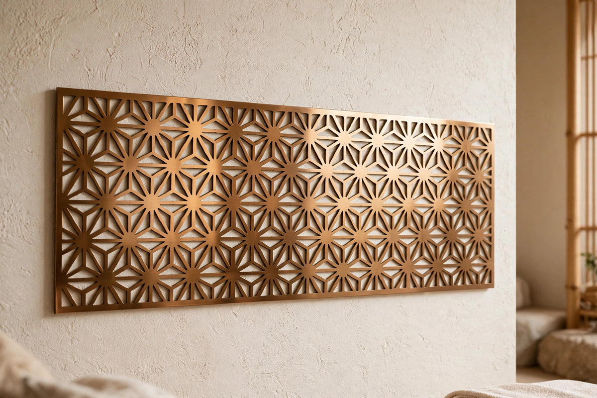 Zennith – Painel Decorativo Vazado em Aço Premium