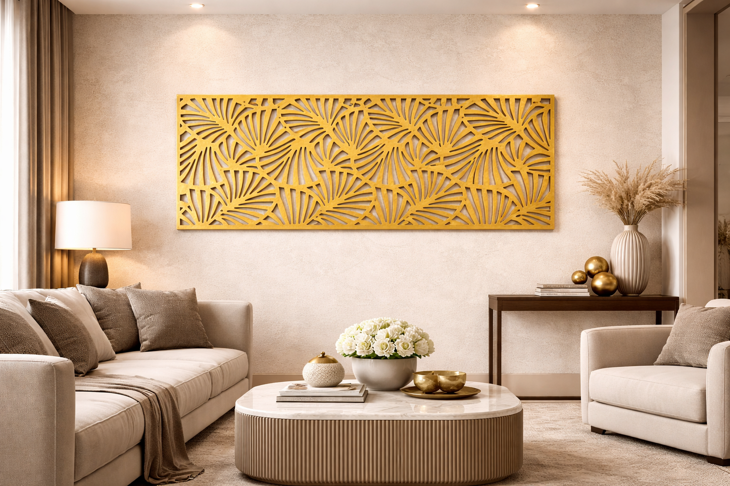 Aurora – Painel Decorativo Vazado em Aço Premium