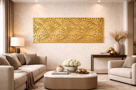 Aurora – Painel Decorativo Vazado em Aço Premium