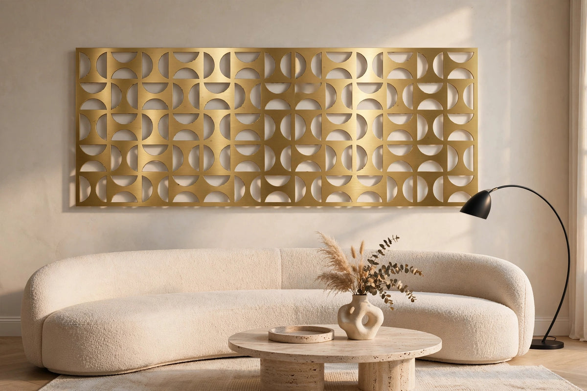 Flux – Painel Decorativo Vazado em Aço Premium