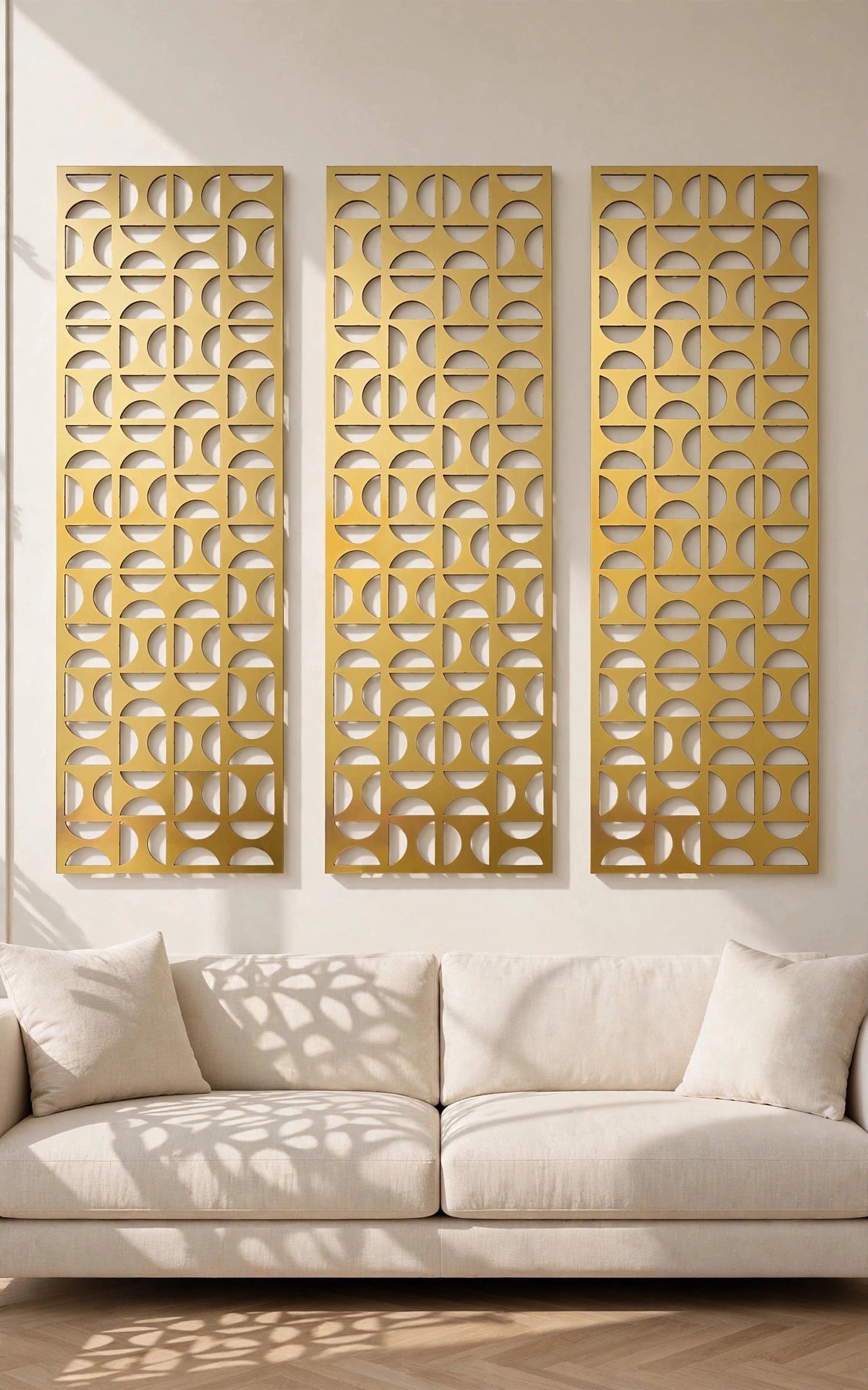 Flux – Painel Decorativo Vazado em Aço Premium