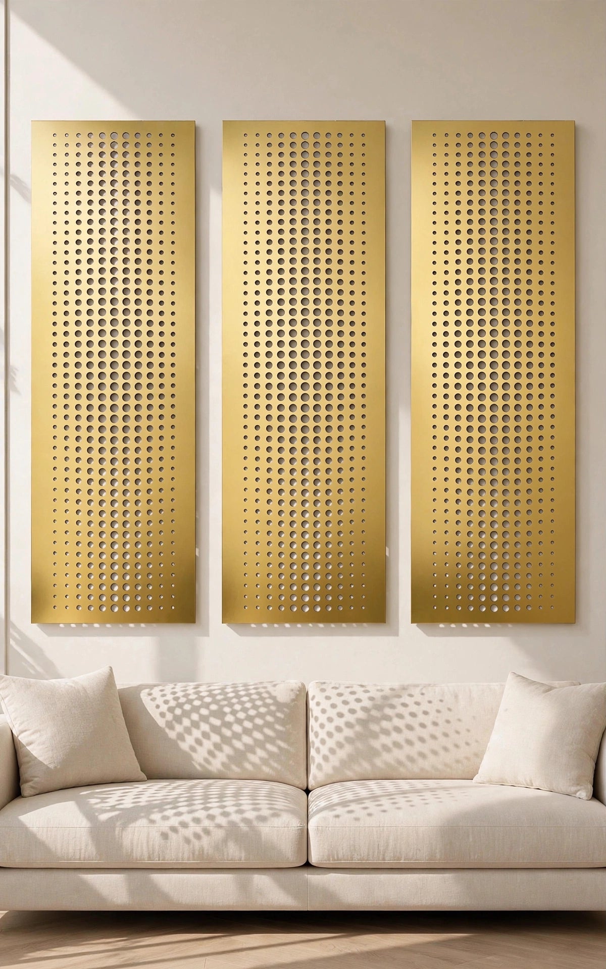 Nébula – Painel Decorativo Vazado em Aço Premium
