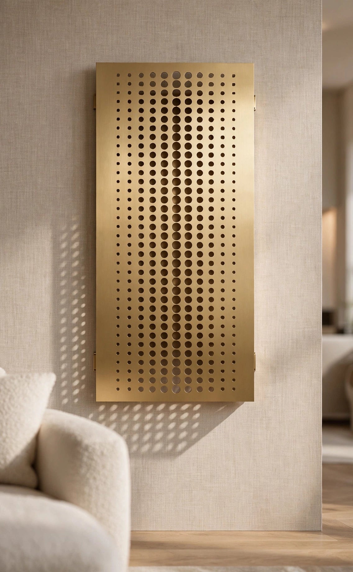 Nébula – Painel Decorativo Vazado em Aço Premium