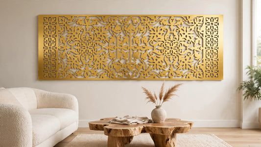 Faraó – Painel Decorativo Vazado em Aço Premium
