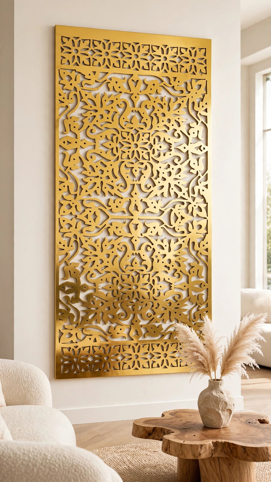 Faraó – Painel Decorativo Vazado em Aço Premium