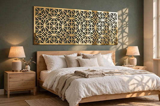 Vertex – Painel Decorativo Vazado em Aço Premium