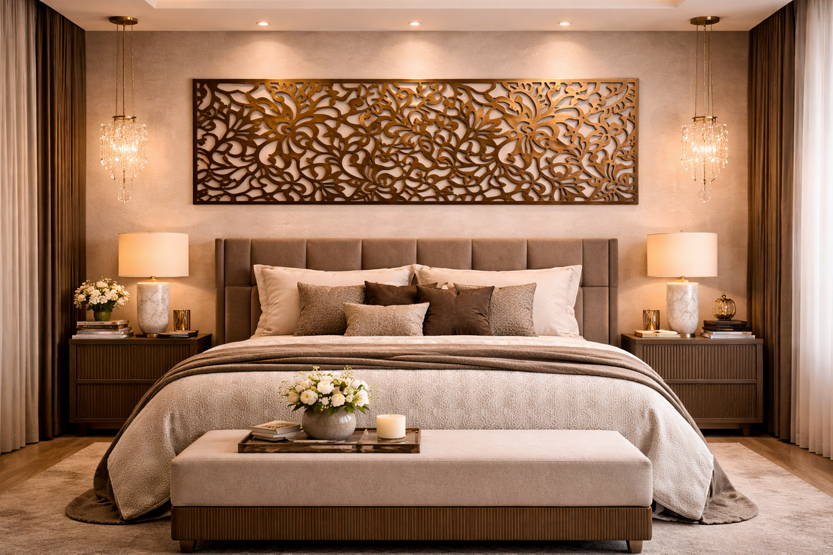 Éden – Painel Decorativo Vazado em Aço Premium