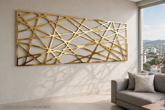 Coaline – Painel Decorativo Vazado em Aço Premium