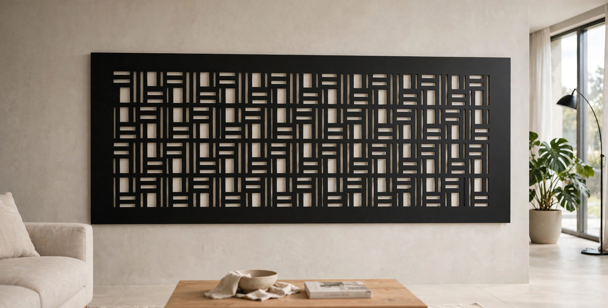Quantum – Painel Decorativo Vazado em Aço Premium