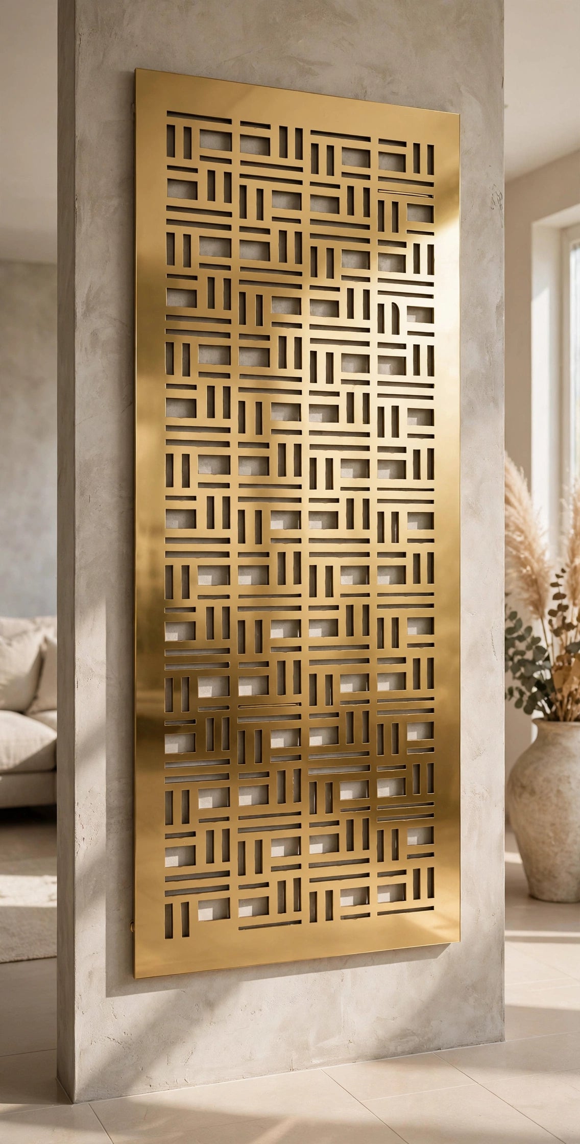 Quantum – Painel Decorativo Vazado em Aço Premium