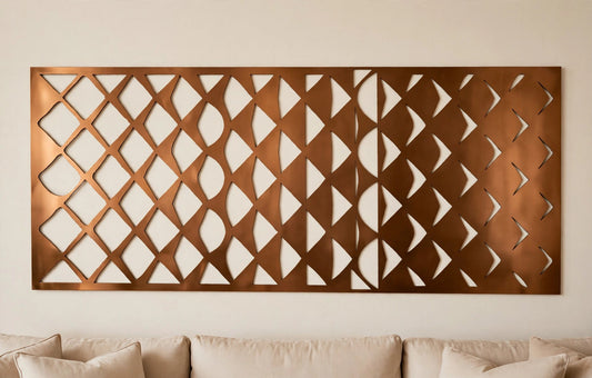 Angular – Painel Decorativo Vazado em Aço Premium