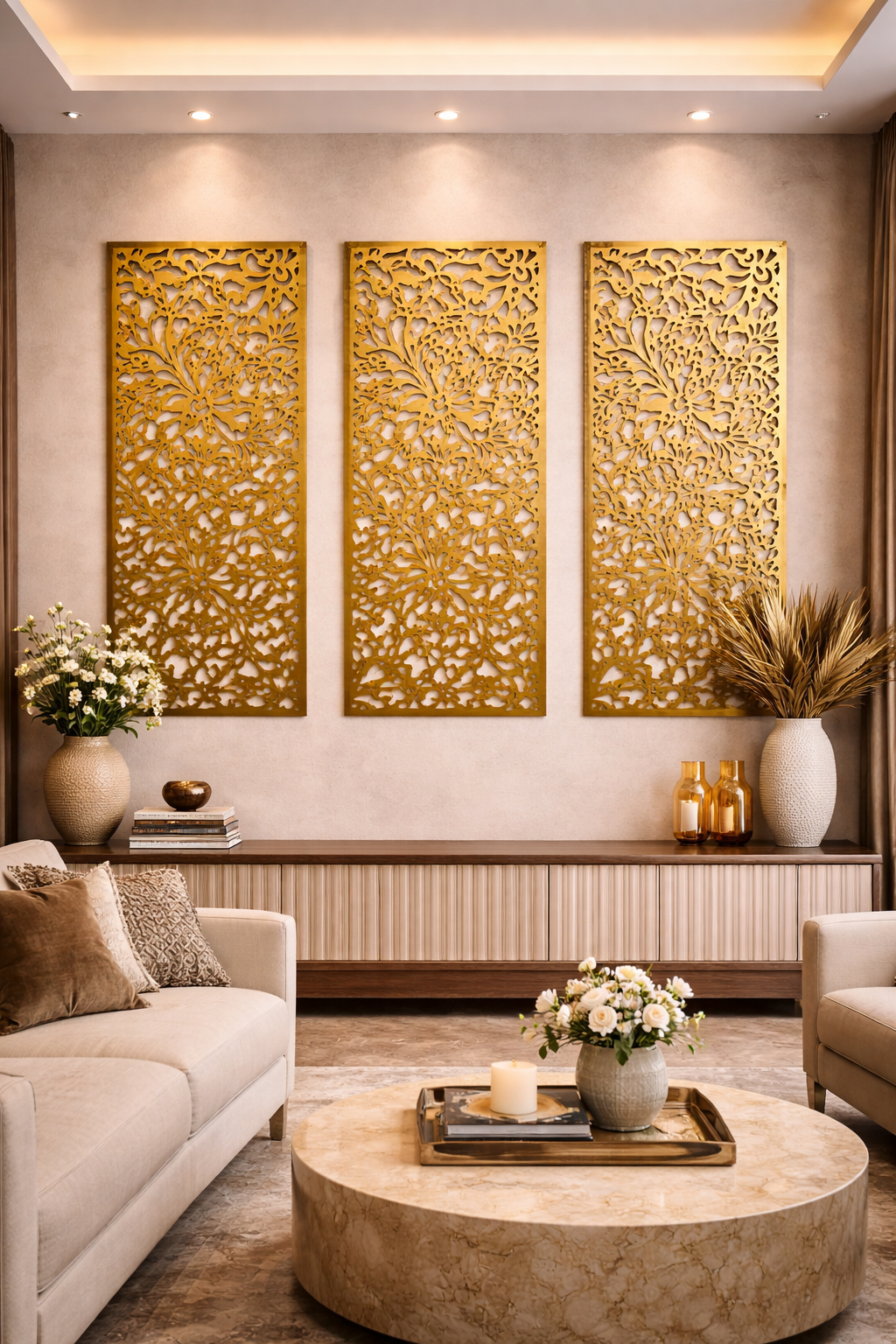 Éden – Painel Decorativo Vazado em Aço Premium