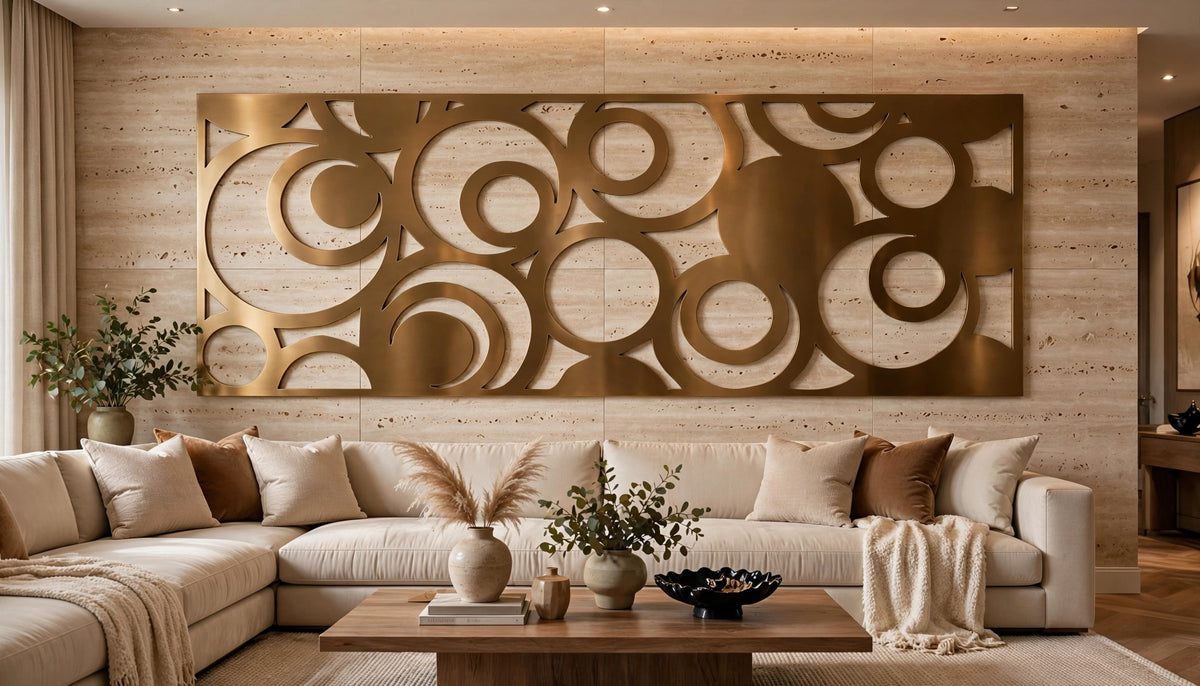 Borbulha – Painel Decorativo Vazado em Aço Premium