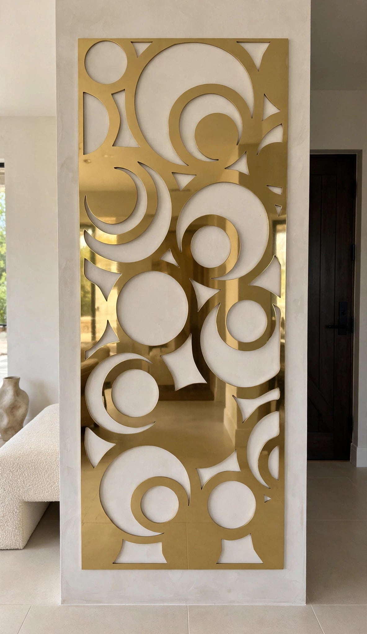 Borbulha – Painel Decorativo Vazado em Aço Premium