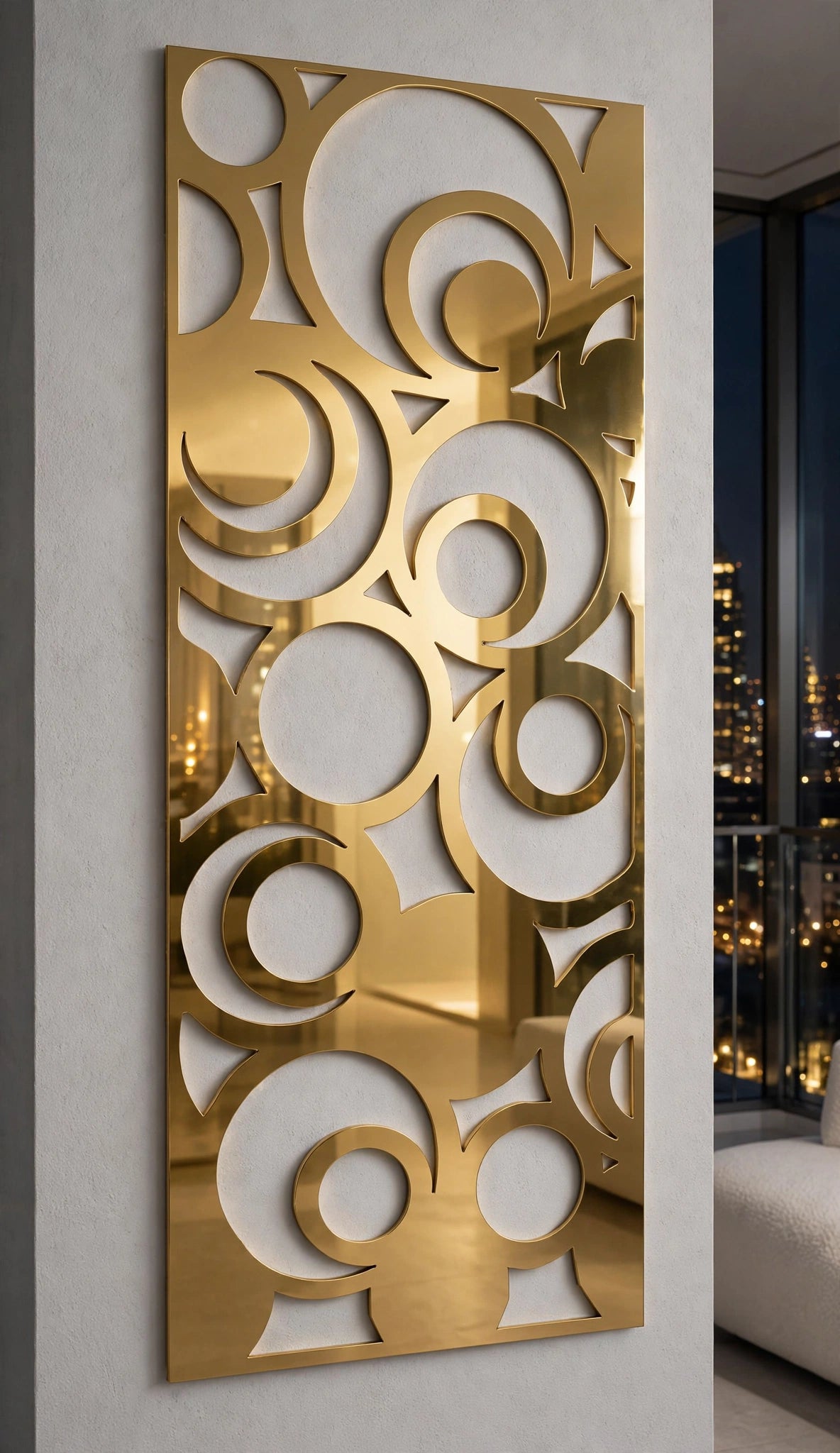Borbulha – Painel Decorativo Vazado em Aço Premium