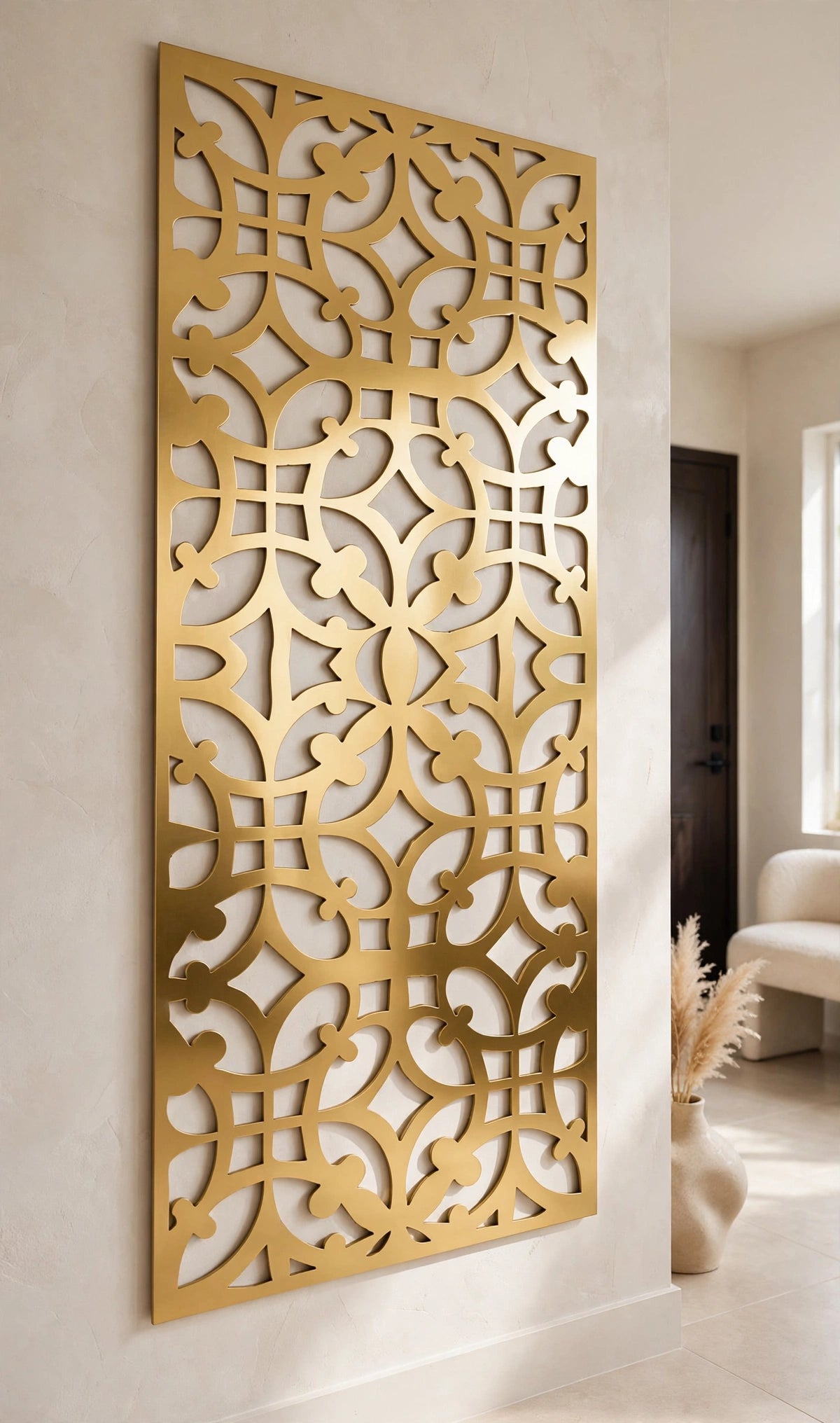 Safira – Painel Decorativo Vazado em Aço Premium