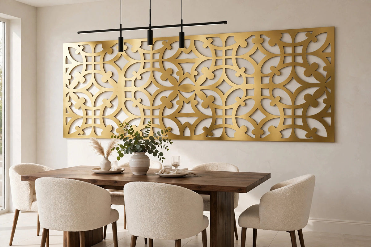 Safira – Painel Decorativo Vazado em Aço Premium