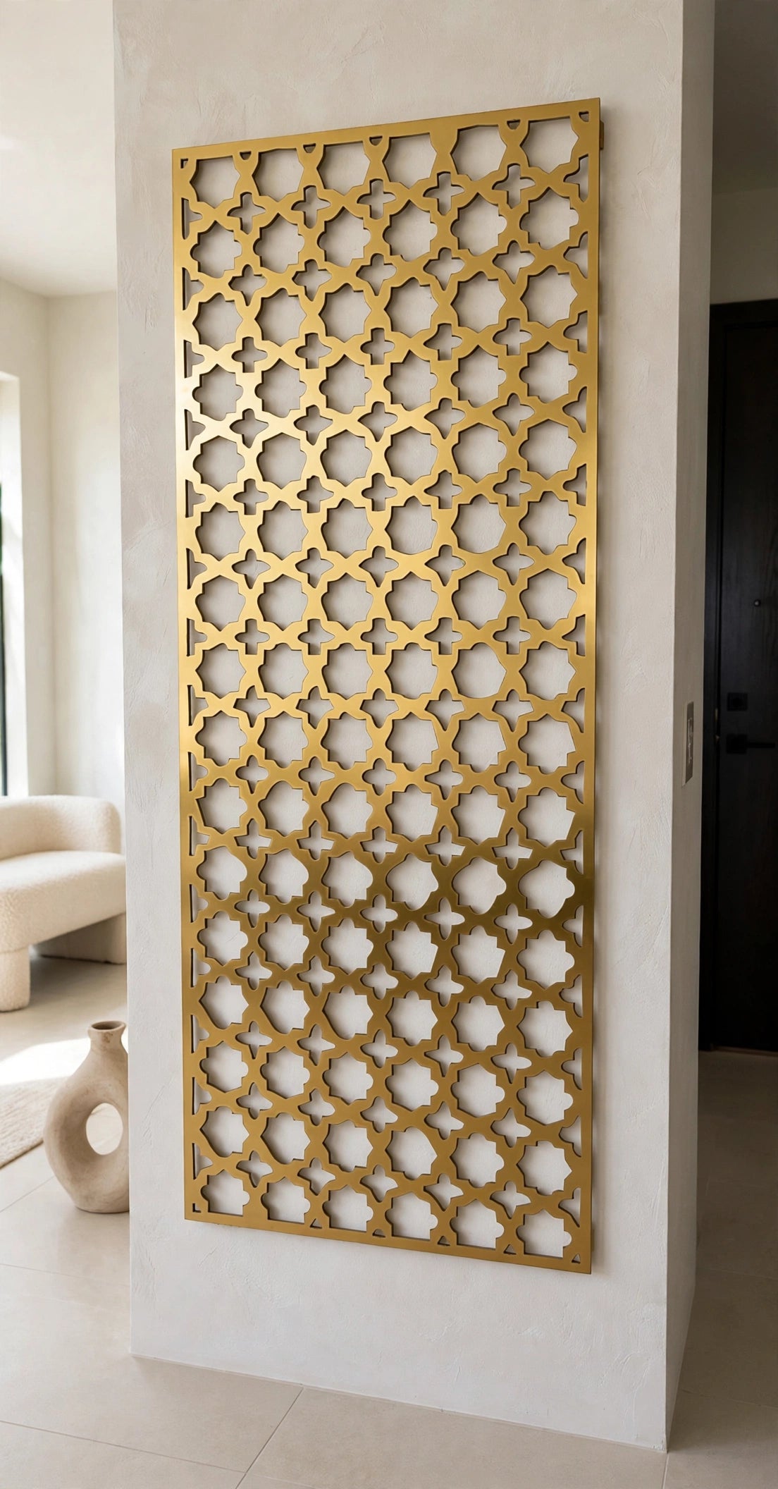 Atlas – Painel Decorativo Vazado em Aço Premium