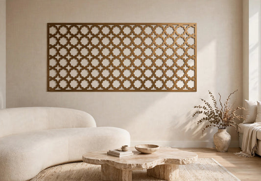 Atlas – Painel Decorativo Vazado em Aço Premium