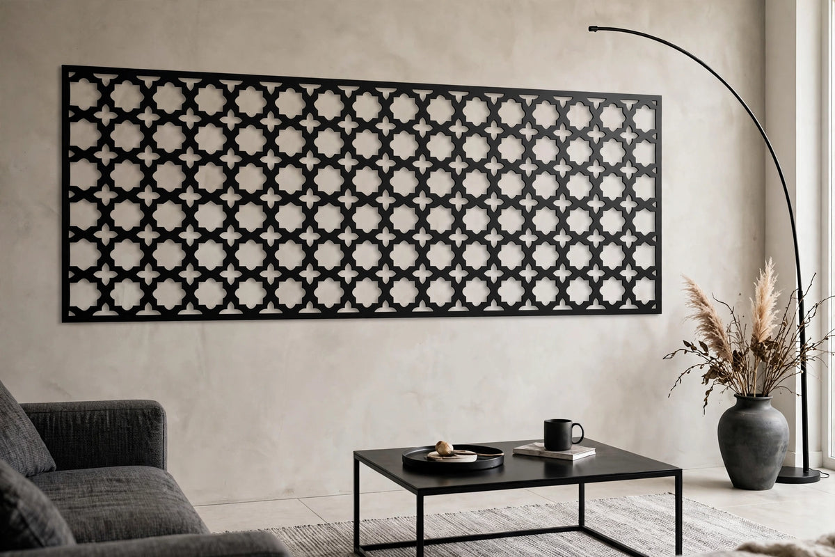 Atlas – Painel Decorativo Vazado em Aço Premium