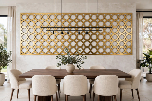 Atlas – Painel Decorativo Vazado em Aço Premium