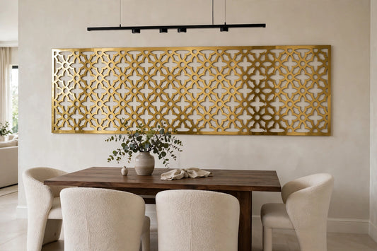 Saara – Painel Decorativo Vazado em Aço Premium