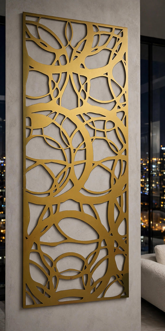 Teste – Painel Decorativo Vazado em Aço Premium