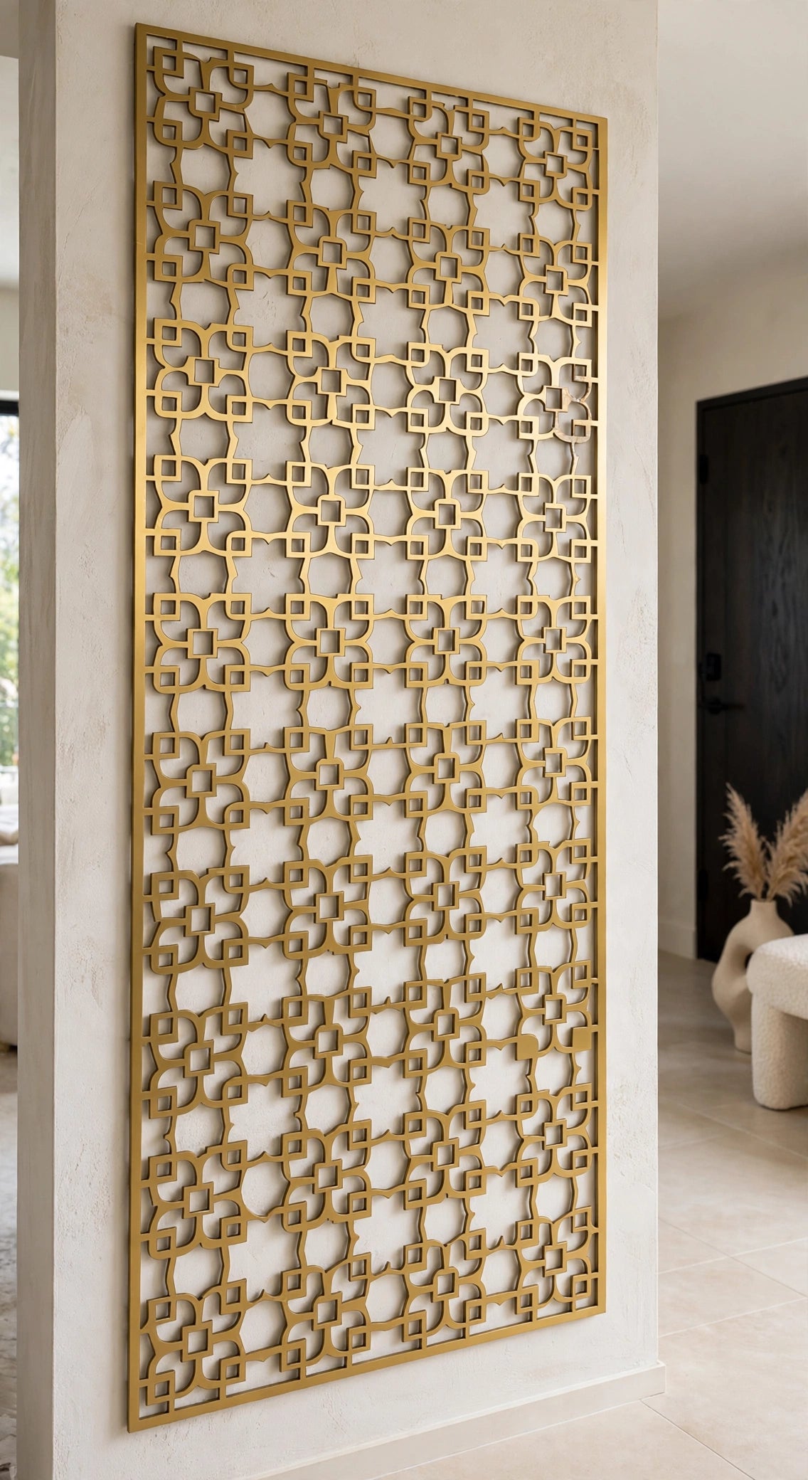 Quadria – Painel Decorativo Vazado em Aço Premium