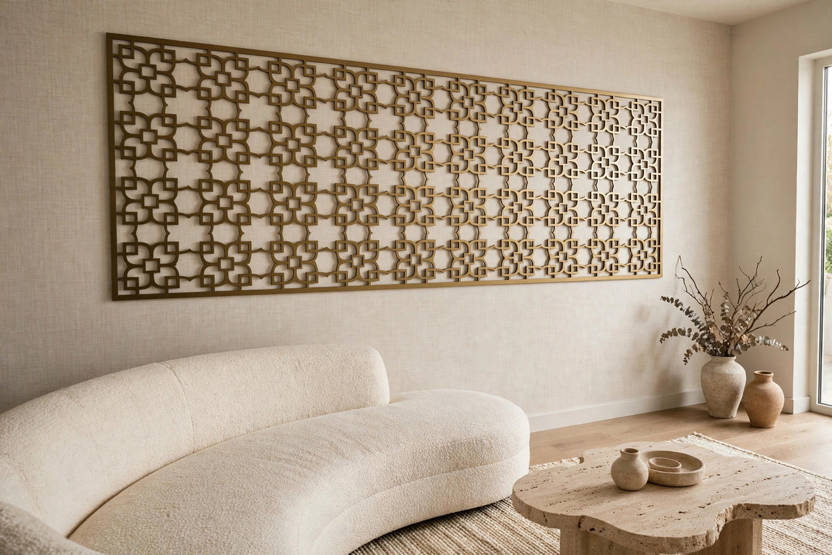 Quadria – Painel Decorativo Vazado em Aço Premium
